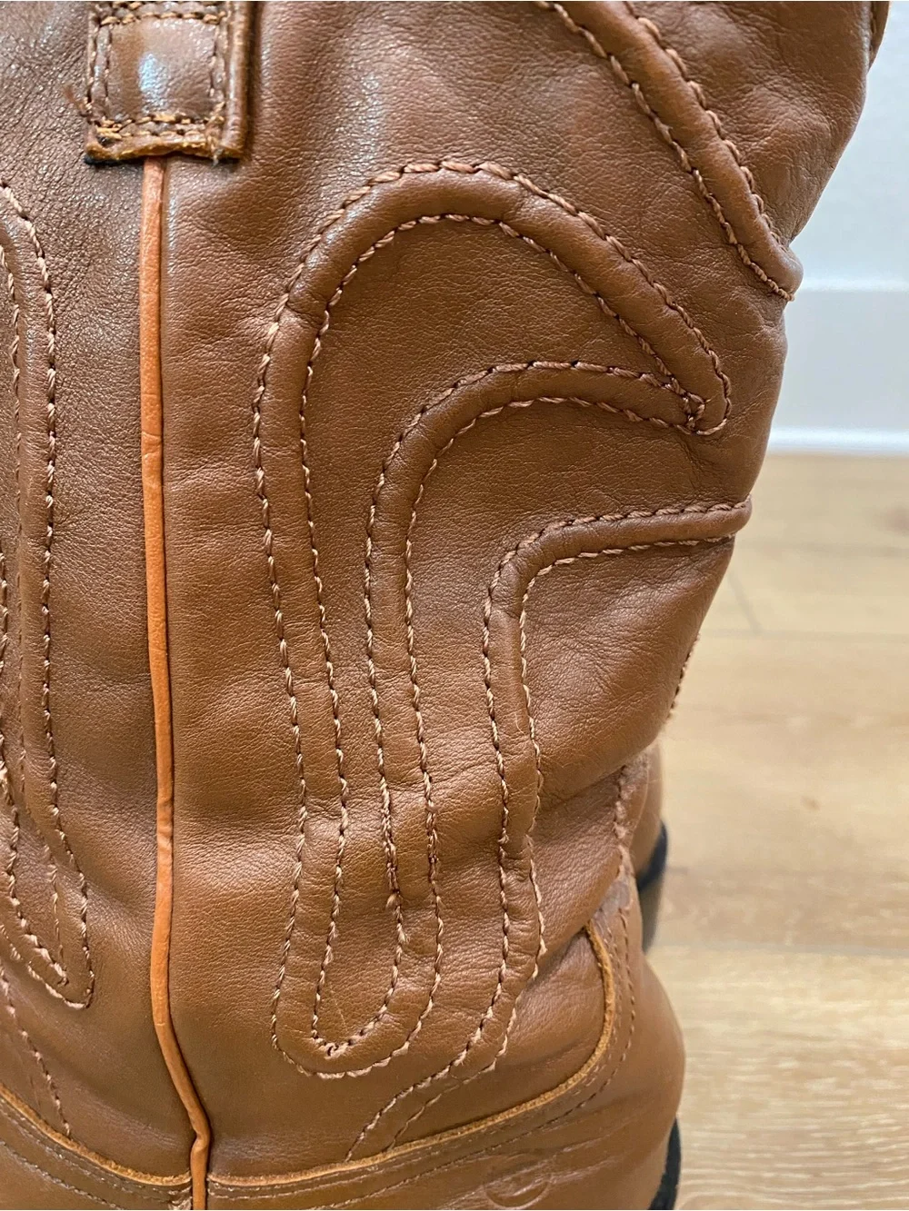 Vintage Dingo Boots DI316 Men’s 13D Brown Leather Roper Cowboy Western Stitched